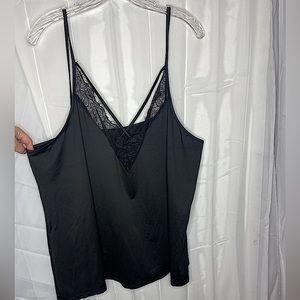 Shein plus size tank top with lace trim